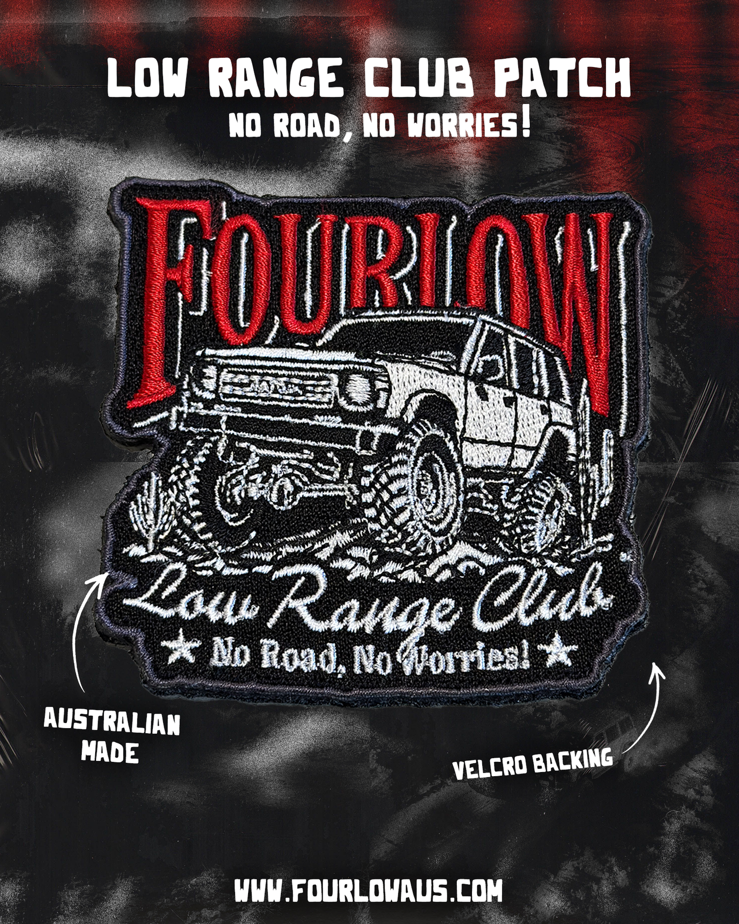 THE LOW RANGE CLUB PATCH