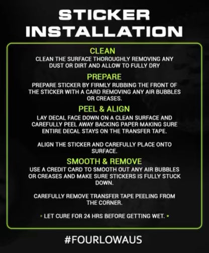 FOUR LOW MINI BANNER