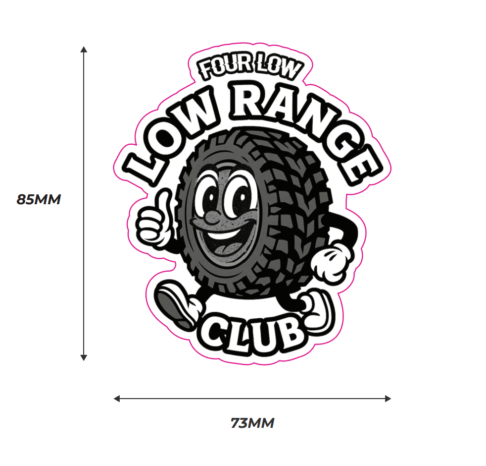 LOW RANGE CLUB STICKER