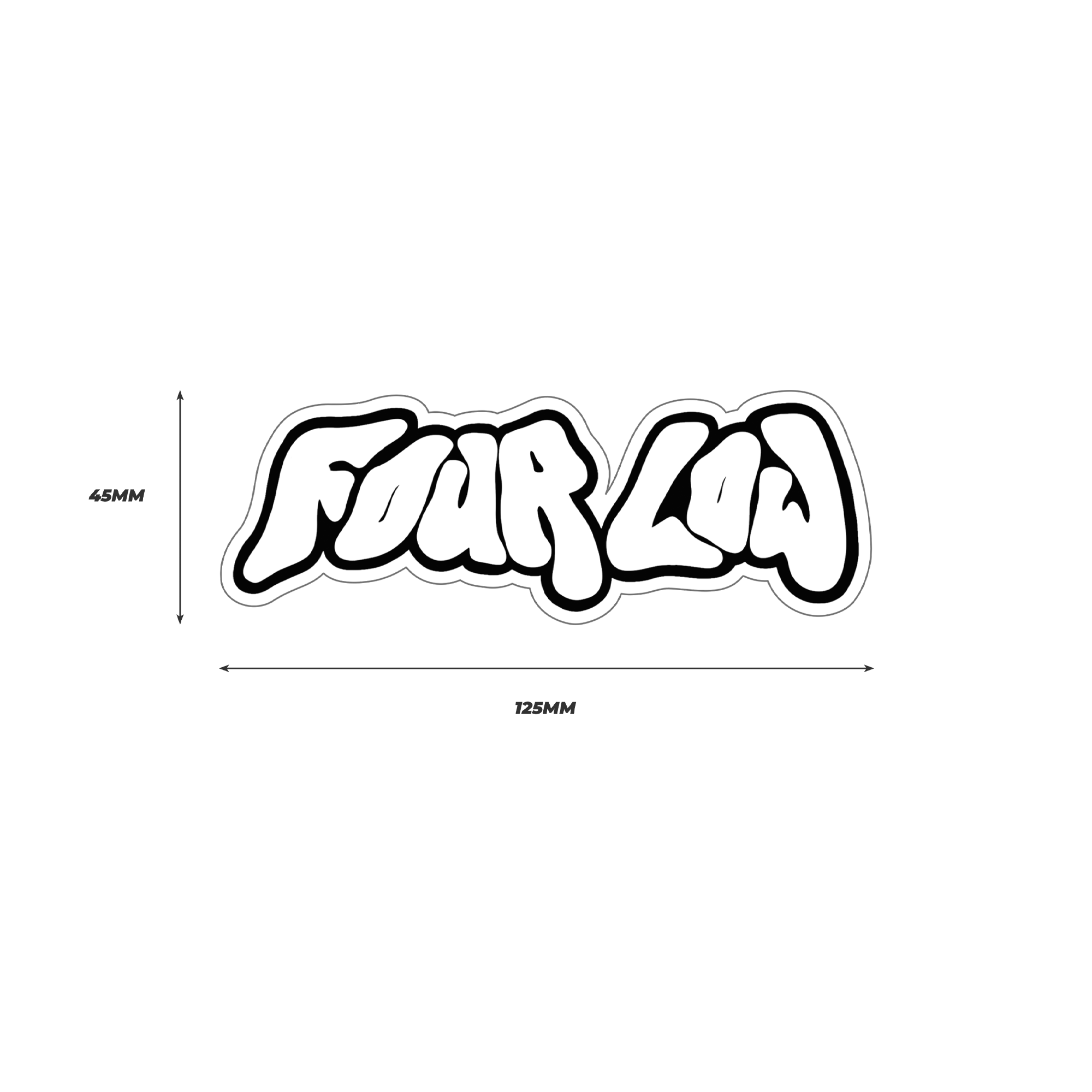 FOUR LOW WAVES VELCRO PATCH