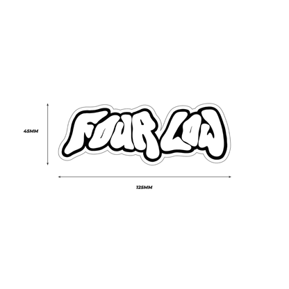 FOUR LOW WAVES VELCRO PATCH