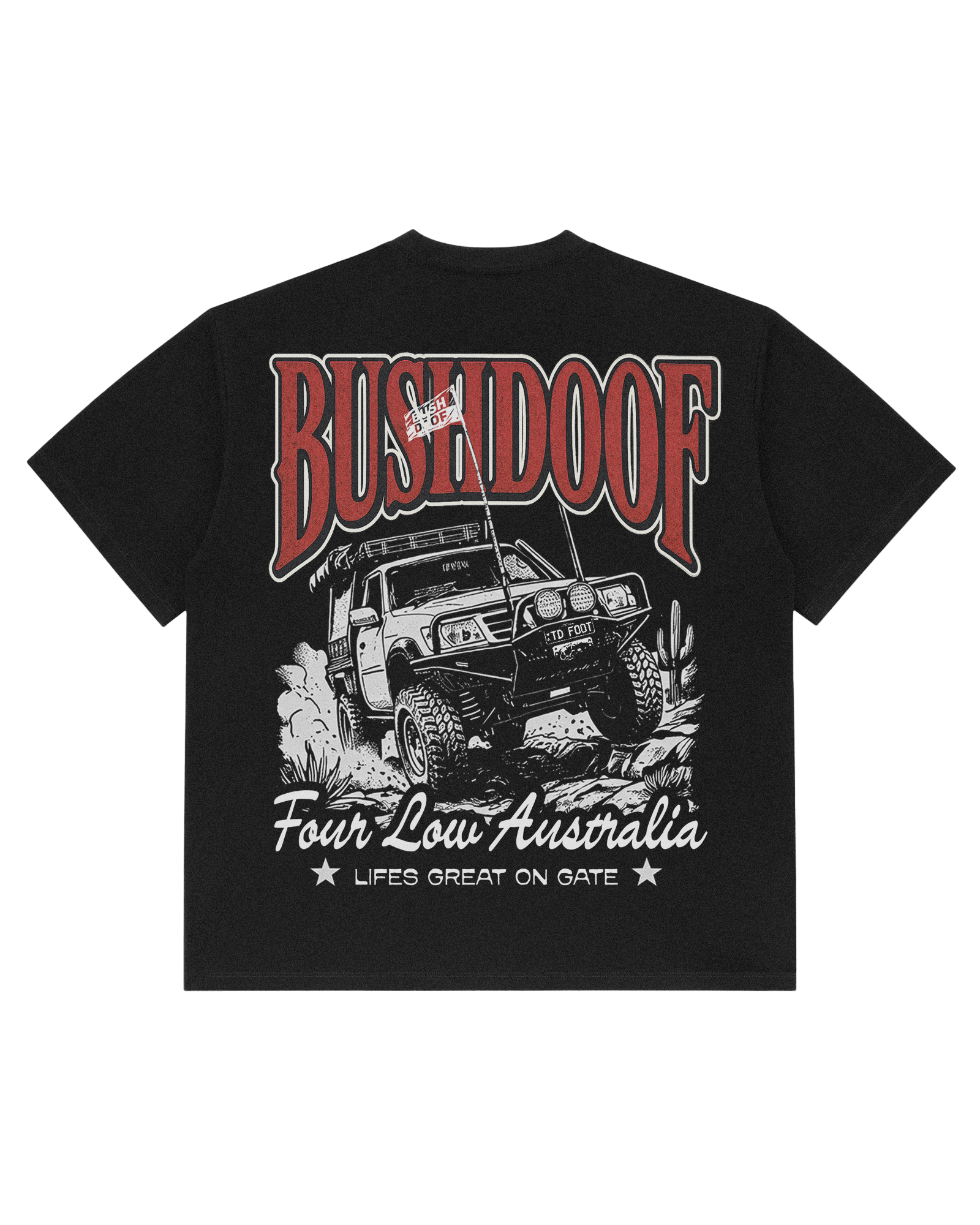 FOURLOW x BUSHDOOF T-SHIRT COLLAB - LIMITED EDITION